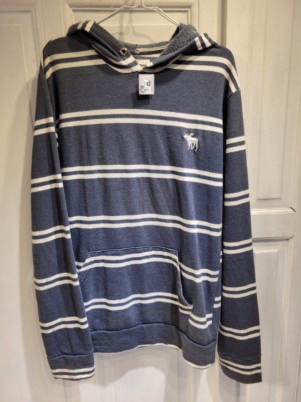Producto - Buzo ABERCROMBIE rayado Talle L - PRECIO: 16X