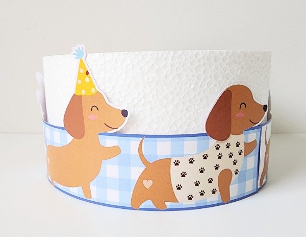 Producto - Perro Salchicha Guarda para Decorar Torta - 3