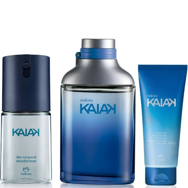 Producto - Perfume Kaiak 100ml + desodorante en spray perfumado+ hidratante corporal