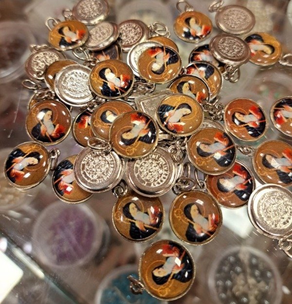 Producto - Medalla mini metal con foto santoral