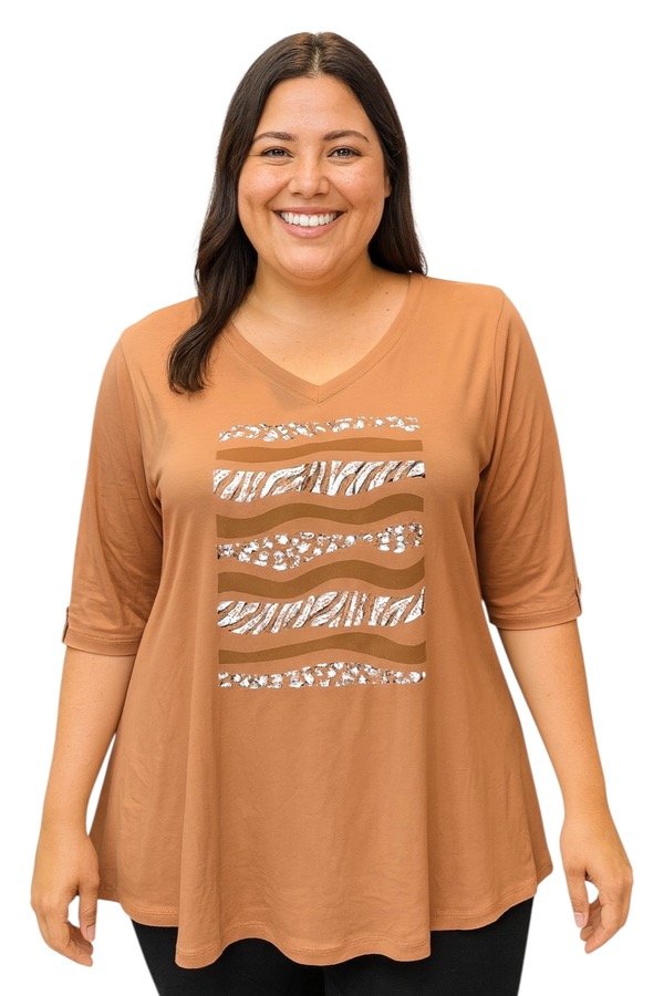 Producto - Art 22 Remera modal viscosa evase estampa 2