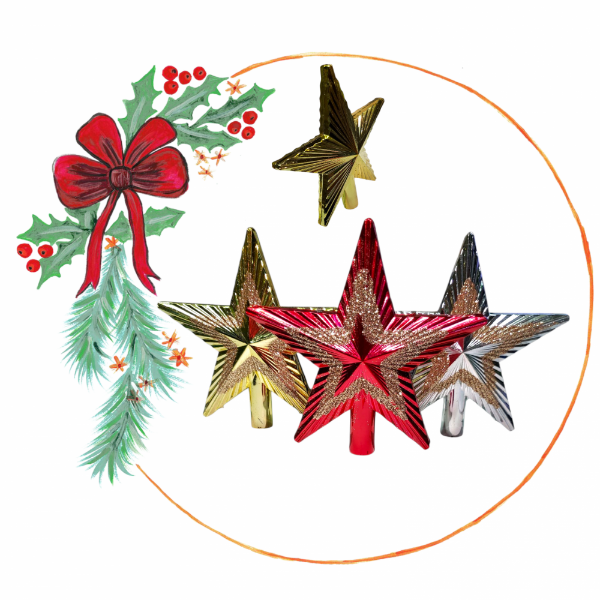 Producto - Puntal Estrella 12cm eb Bolsa 6685