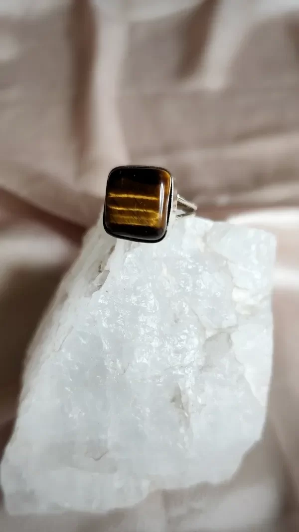Producto - Anillo OJO DE TIGRE Buena Suerte