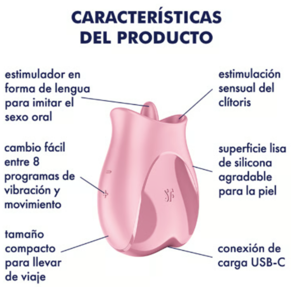 Producto - Estimulador de Clítoris - Lengua y Vibración Satisfyer Tongue Lover (Recargable) - 1