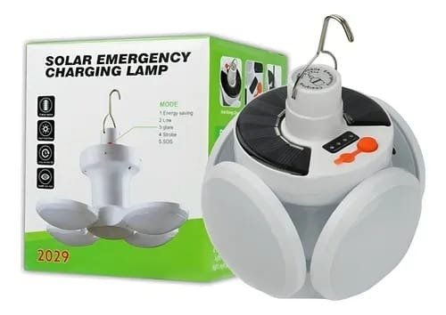 Producto - Lámpara solar colgante flor varios niveles de iluminación