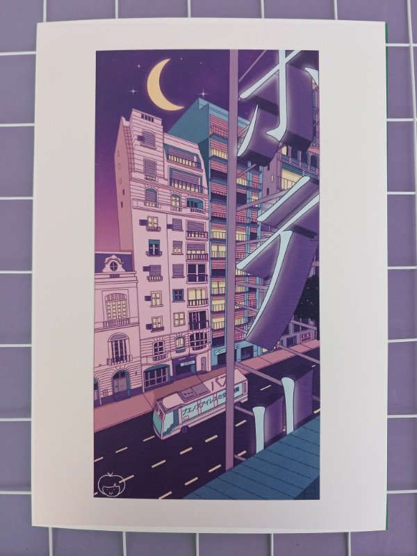 Producto - Lámina City Pop - Avenida Callao