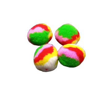 Producto - Pack x4 pelotas de peluche coloridas