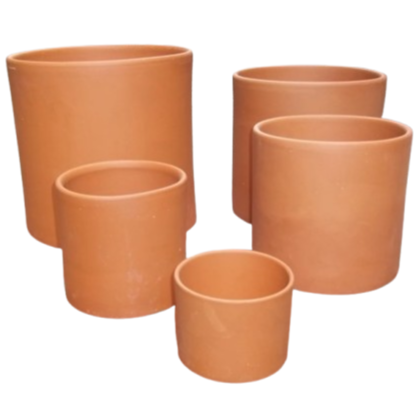 Producto - Maceta Barro Terracota Cilindro Marca Blum