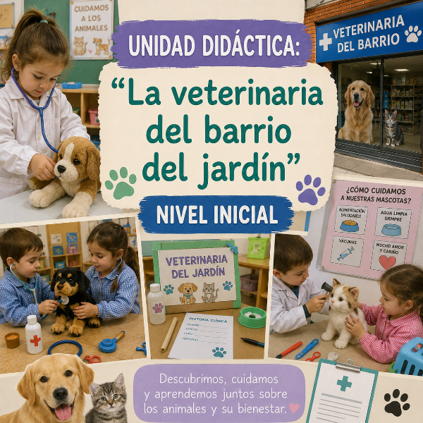 Producto - Unidad Didáctica: La veterinaria del barrio del jardín - DC 2023