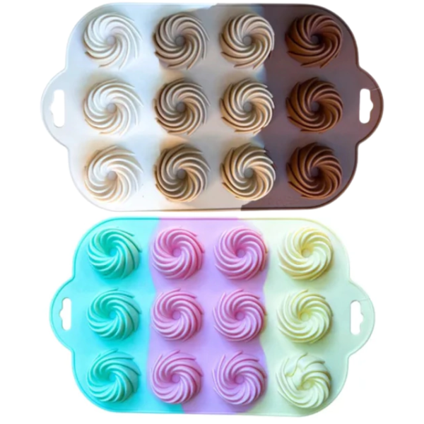 Producto - Molde Silicona Budín mini Savarin x12