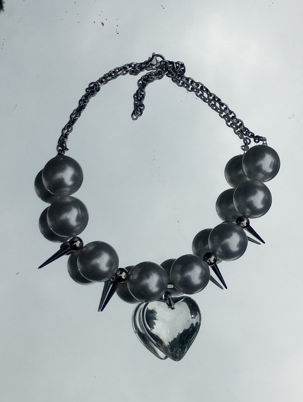 Producto - C. Perlones y corazón transparente