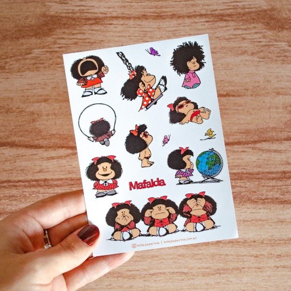 Producto - Plancha de stickers - Mafalda