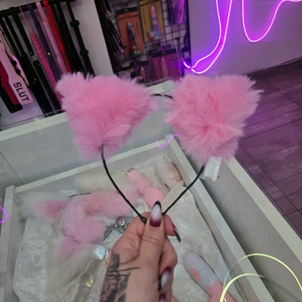 Producto - Orejitas Kitty (rosa/blanco) - 4
