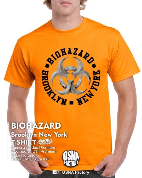 Producto - BIOHAZARD Brooklyn New York T Shirt
