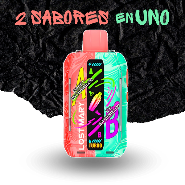 Producto - LOST MARY MIXER 30 MIL PUFFS - MANGO STRAWBERRY ICE