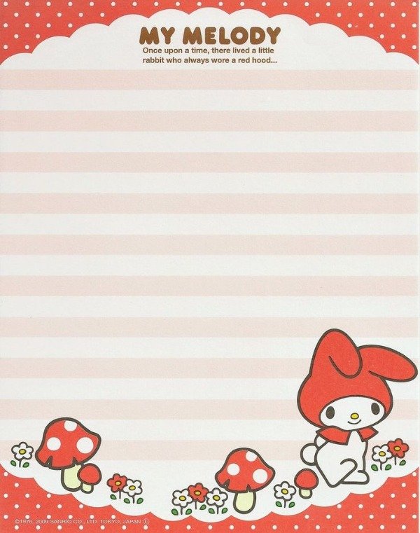 Producto - Anotador My melody