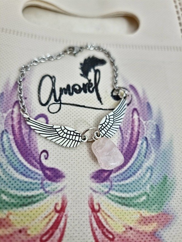 Producto - Pulsera Cápsula Amor Propio -Cuarzo rosa