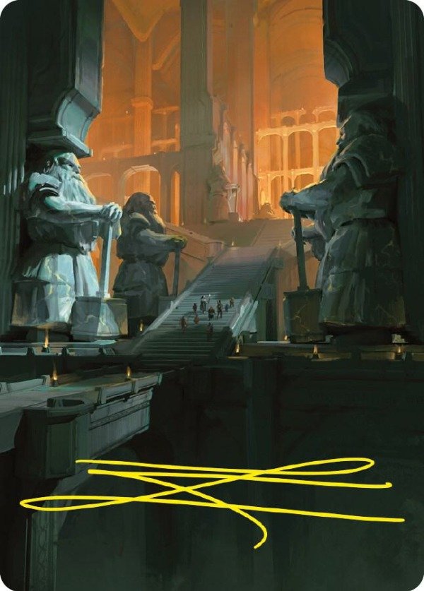 Producto - Mines of Moria Art Card (Gold-Stamped Signature) The Lord of the Rings