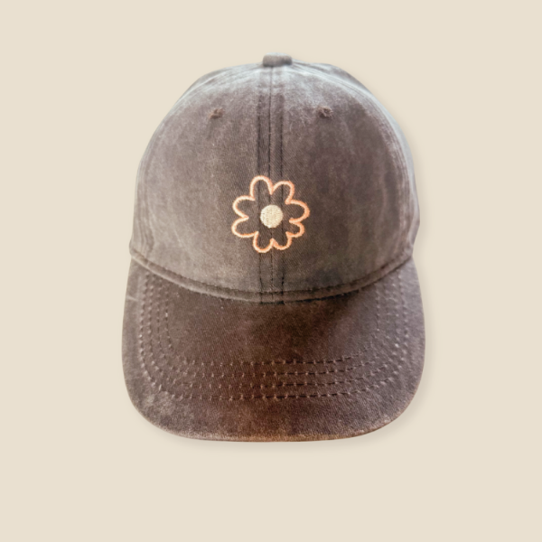 Producto - GORRA FLOR VISON BORDADA
