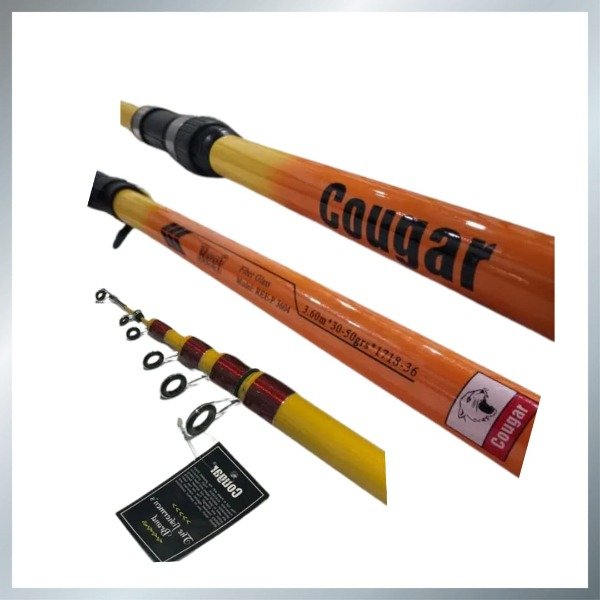 Producto - Caña Cougar Reef 4.00m telescópica