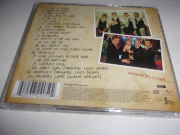 Producto - CD MCFLY MEMORY LANE THE BEST OF MCFLY ARG L51 - 1