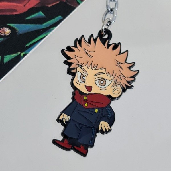 Producto - Llavero Itadori  chibi Jujutsu Kaisen metal Importado