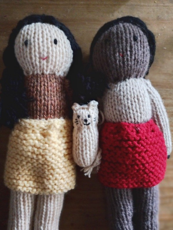 Producto - Taller Chula, Muñeca tejida c/ Gatito