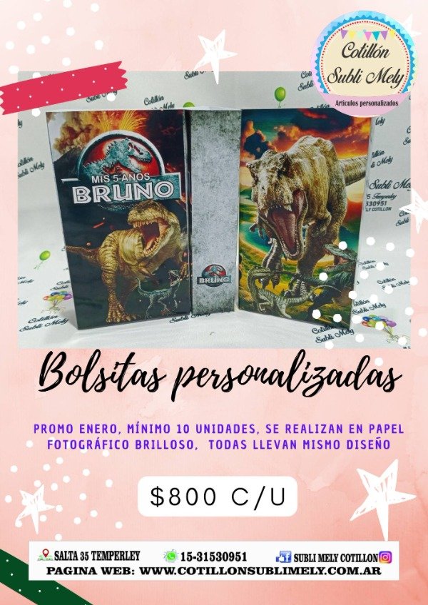 Producto - PROMO BOLSITAS PERSONALIZADAS