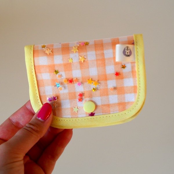 Producto - Tarjetero Cuadrille Amarillo