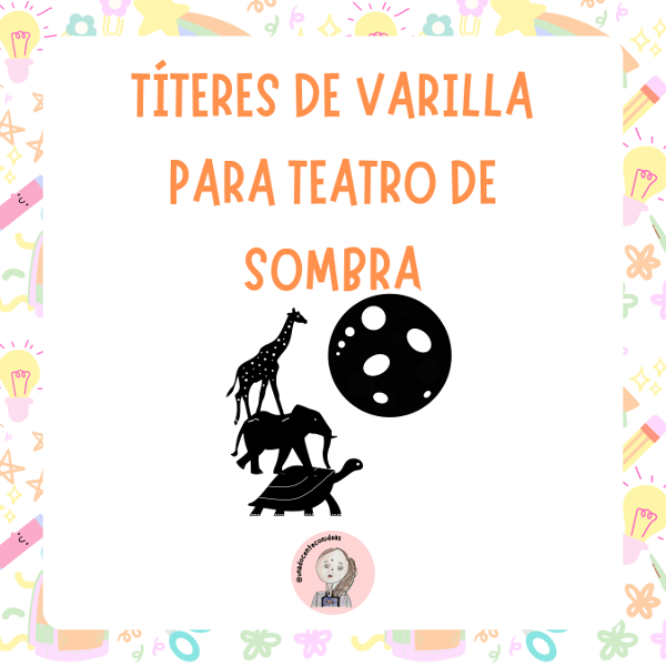Producto - TÍTERES DE VARILLA PARA TEATRO DE SOMBRAS