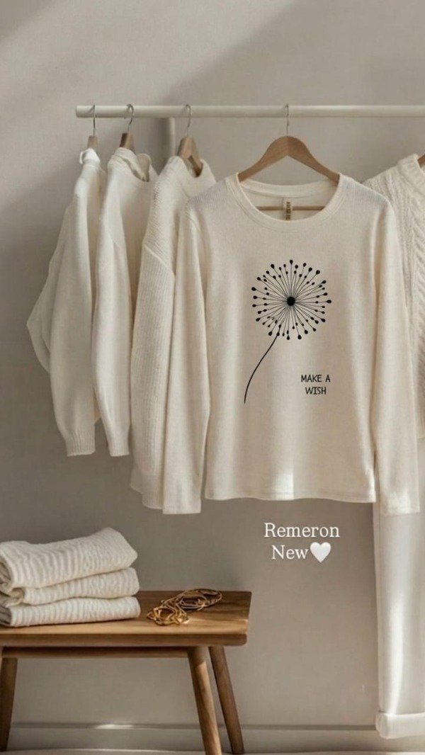 Producto - REMERON MANGA LARGA NATURAL PLANT