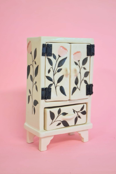 Producto - Alhajero de cerámica ilustrado