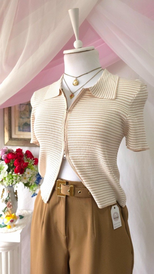 Producto - Remera de Hilo Angie Beige! IMPORTADA NUEVA