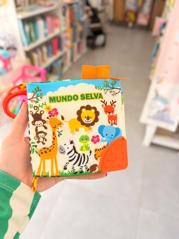 Producto - Librito de Tela Mundo Selva - 0