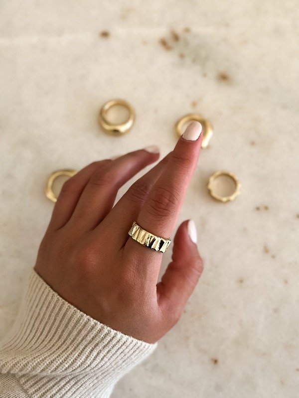 Producto - Anillo Chunky Gold III