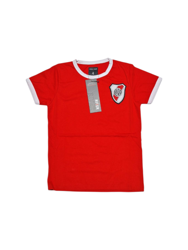 Producto - REMERA CARP ESCUDO RETRO LIC OFICIAL INFANTIL ROJO