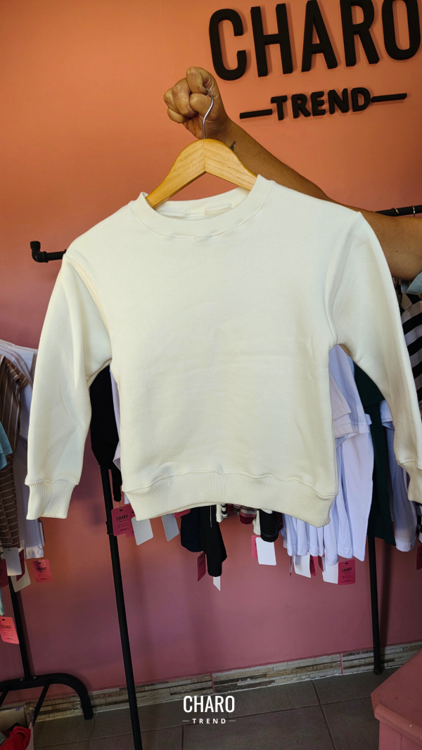 Producto - BUZO NIÑO/A BASIC - NATURAL