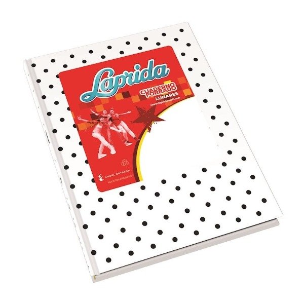 Producto - CUADERNO LAPRIDA AB3 RAYADO LUNARES 50 Hjs.