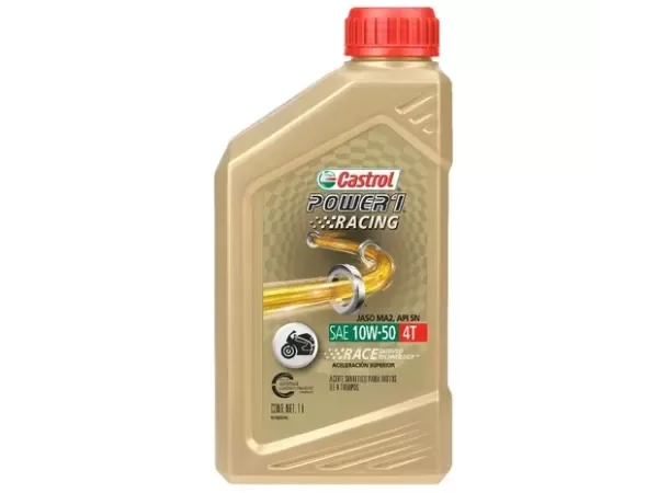 Producto - ACEITE CASTROL SINTETICO POWER 1 4T 10W50 DORADO