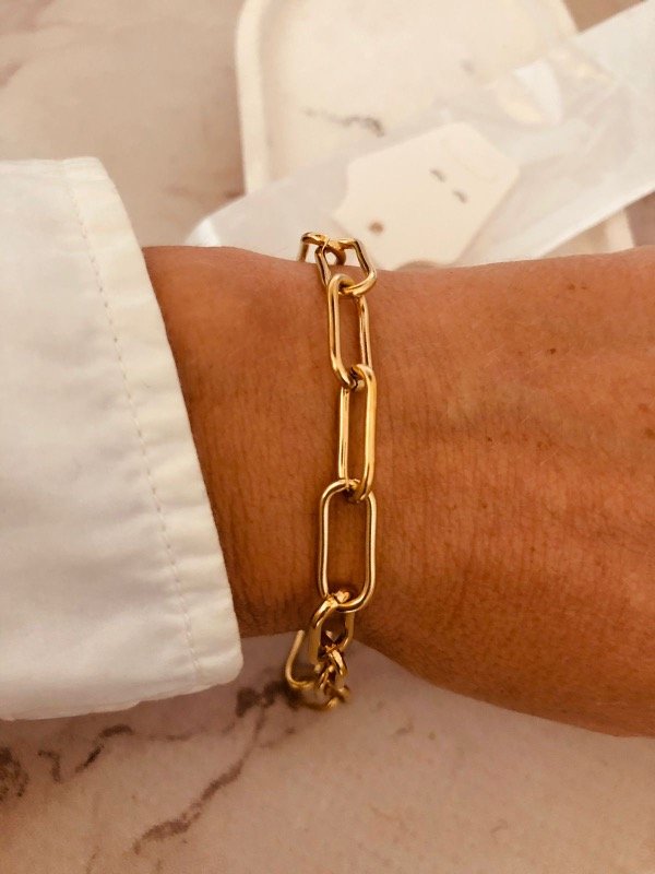 Producto - Pulse eslabones Golden inflada Acero Dorado