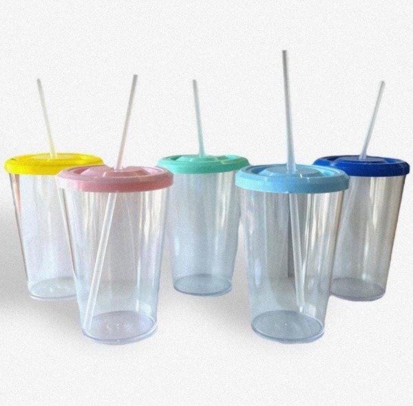 Producto - Vaso acrílico premium con tapa 475cc