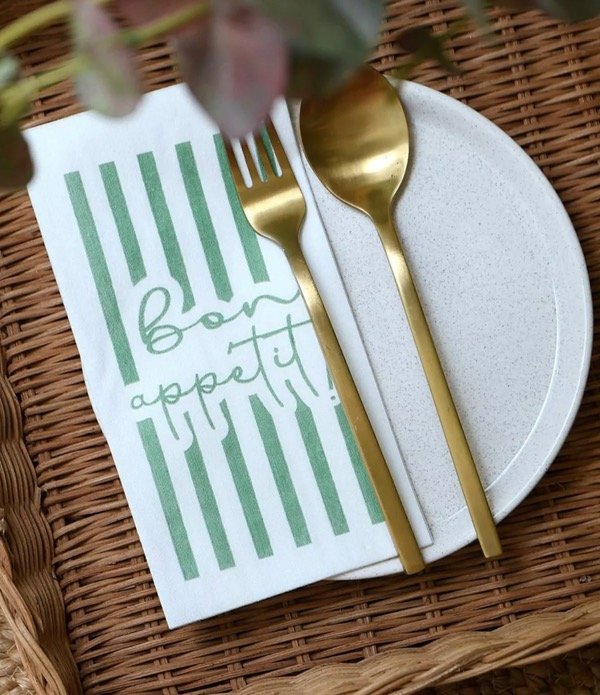Producto - Servilletas Bon Appetit verde