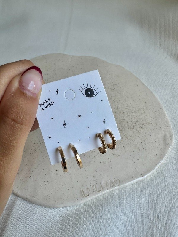Producto - Set x2 Argollitas #3