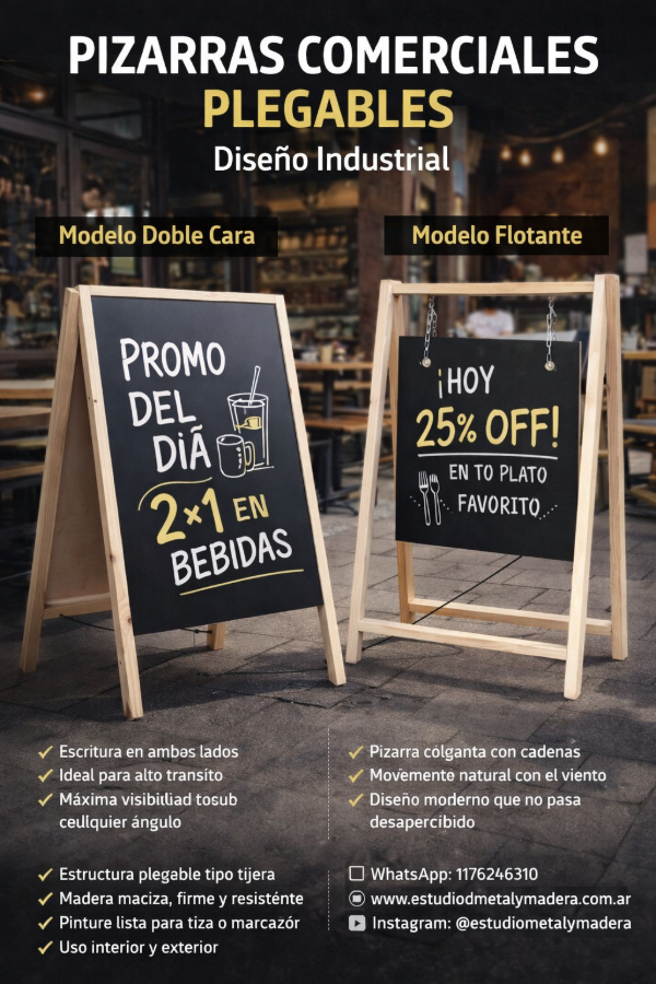 Producto - Pizarra Plegable