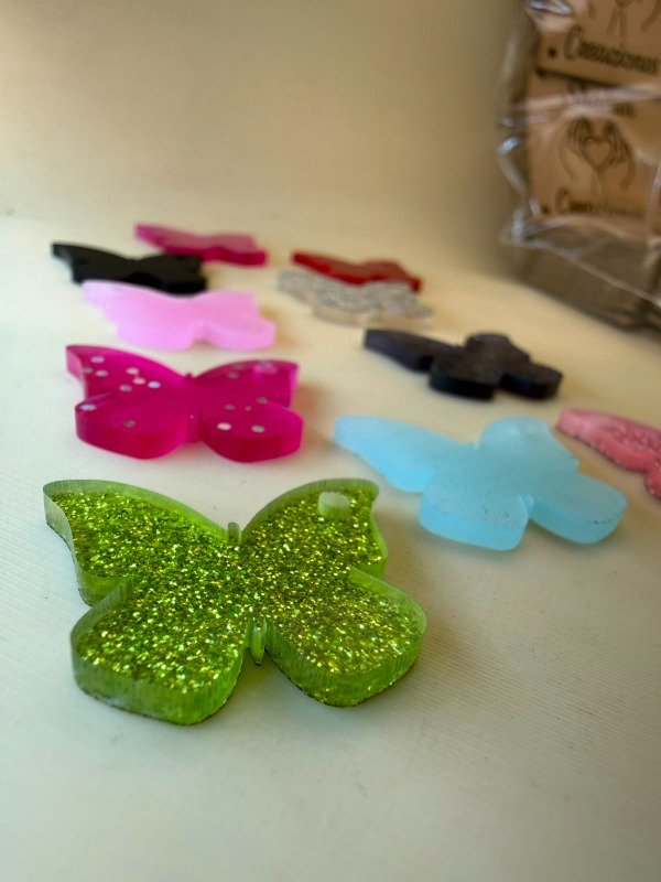Producto - Etiquetas - Dijes Acrílico Color y Glitter - 3