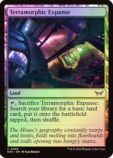 Producto - Terramorphic Expanse Foil  Duskmourn: House of Horror