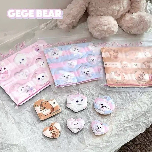 Producto - Blíster de Esponjas Faciales x8 piezas - Gege Bear #GX5003ts