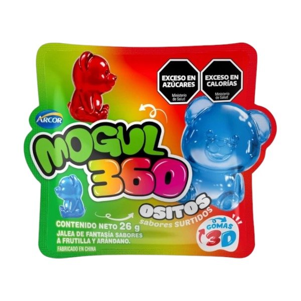 Producto - Gomitas Mogul 360 Ositos Frutilla y Arándano 26g