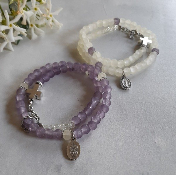 Producto - Rosario Pulsera Virgen Medalla Milagrosa