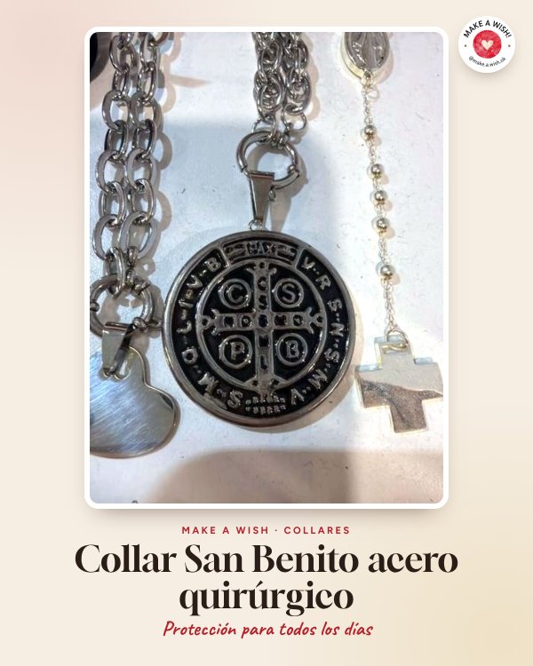 Producto - Collar San Benito acero quirúrgico - 0